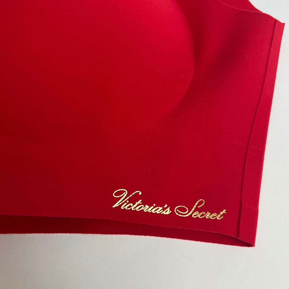 Victoria's Secret Red Seamless Lounge Bralette L-XXL New With Tags CC 86Q4 - Picture 4 of 9
